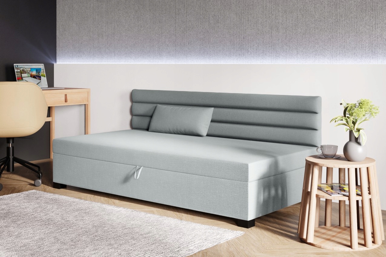 Tapczan młodzieżowy Wox, sofa, pojemnik 90 cm Szerokość mebla 90 cm