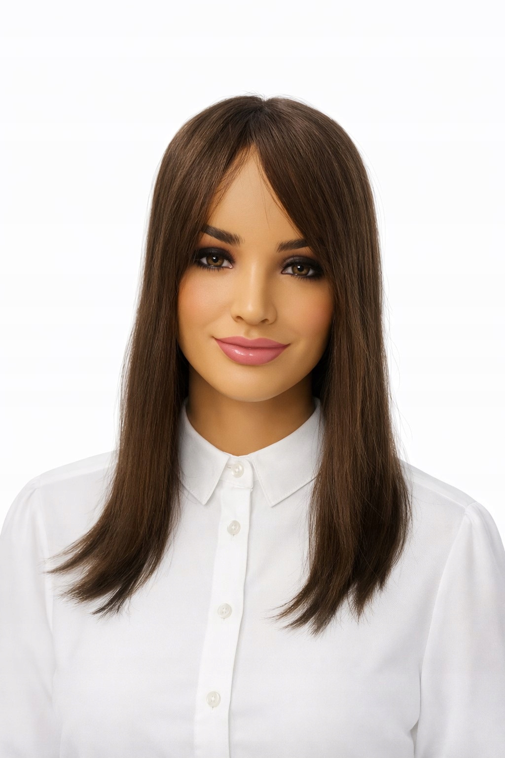 Přírodní topper, maskovací nástavec Lov Sydney, bronz 45 cm Nesessaja wigs