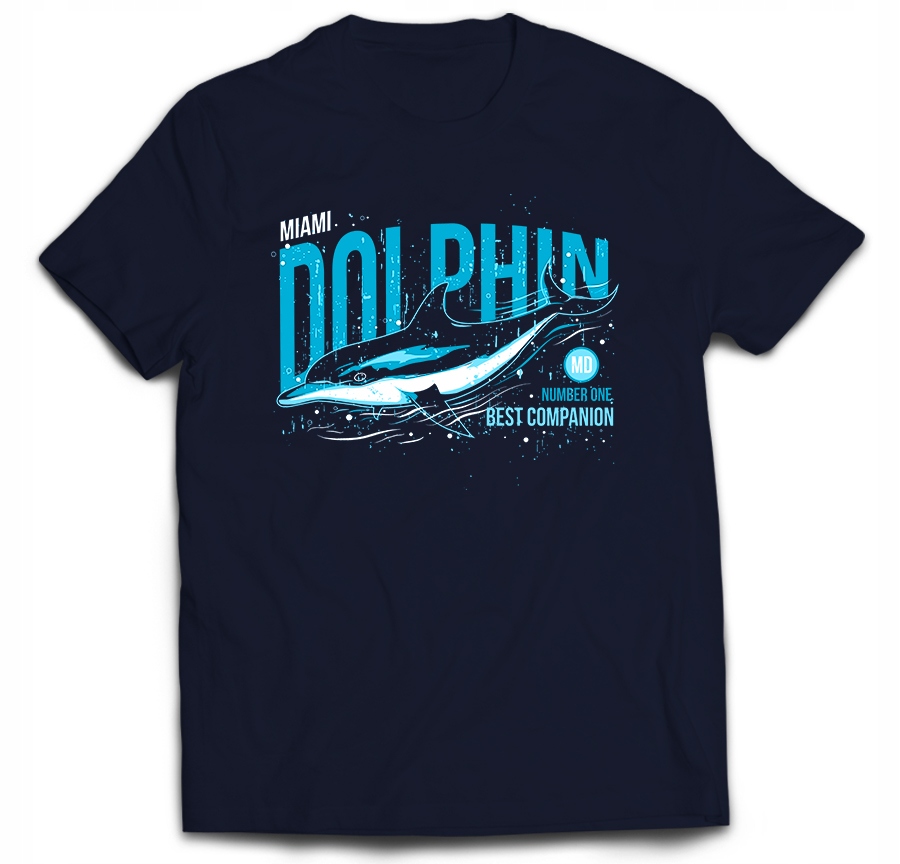 

Tshirt Delfin Ocean Morze Koszulka Dla Ekologa XXL