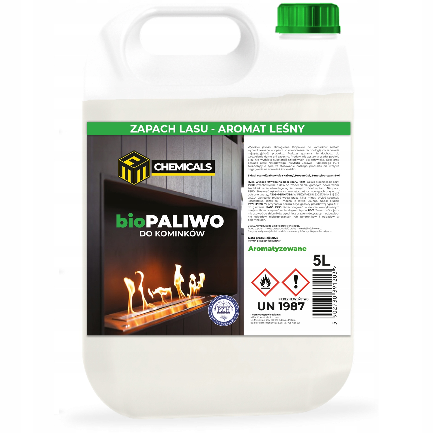 

Biopaliwo Do Biokominka Aromat Leśny 5L Atest Pzh