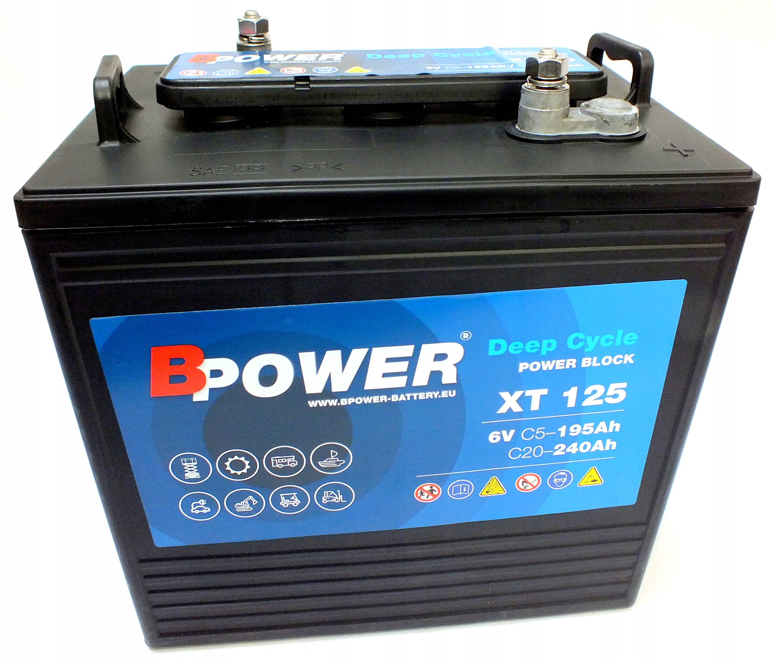 Тяговая батарея Bpower Xt125 6V / 240ah Melex