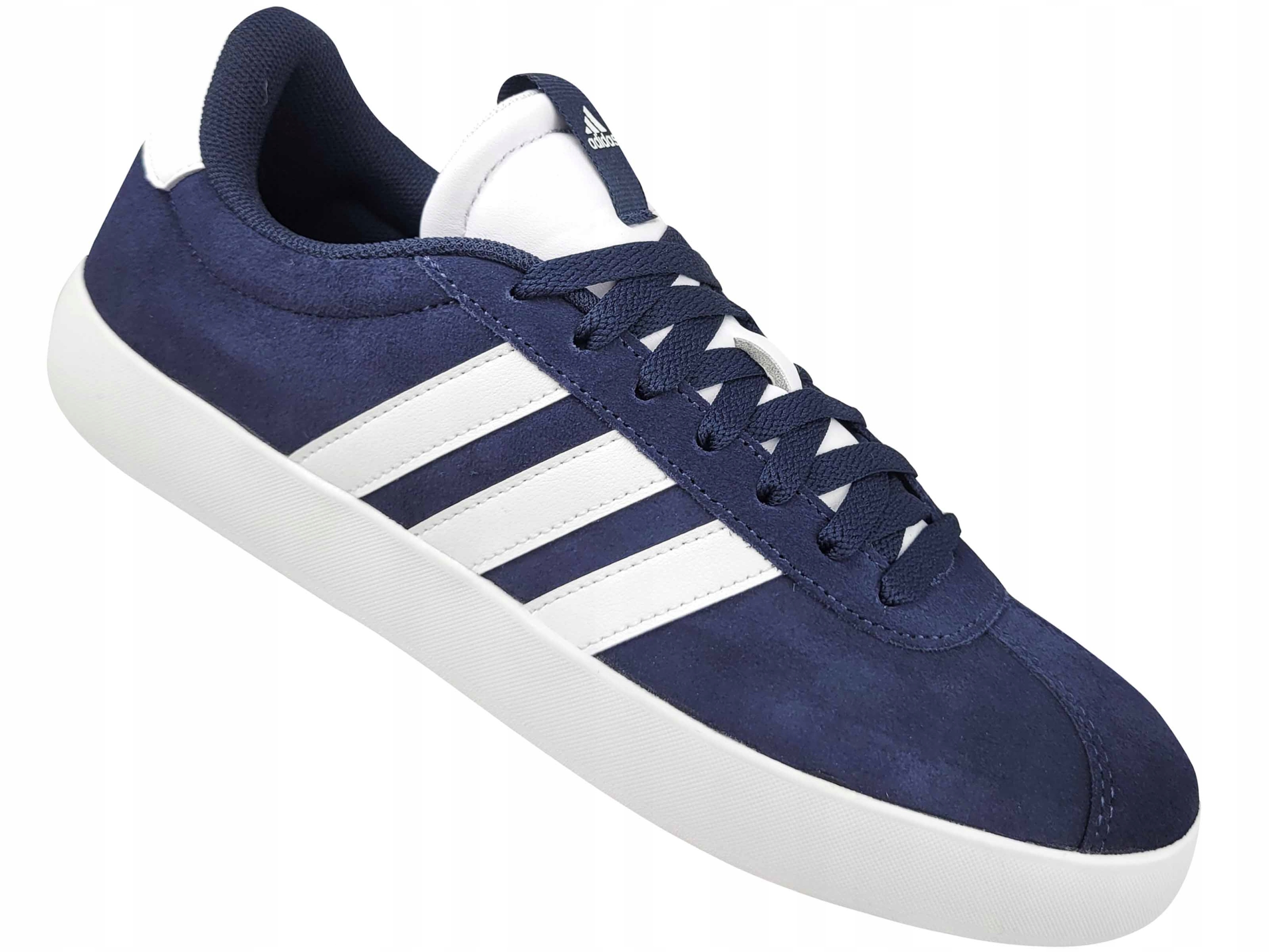 Adidas VL Court 3.0 adidasy 40 UK6,5 přírodní kůže semiš námořnická modrá ID 6275