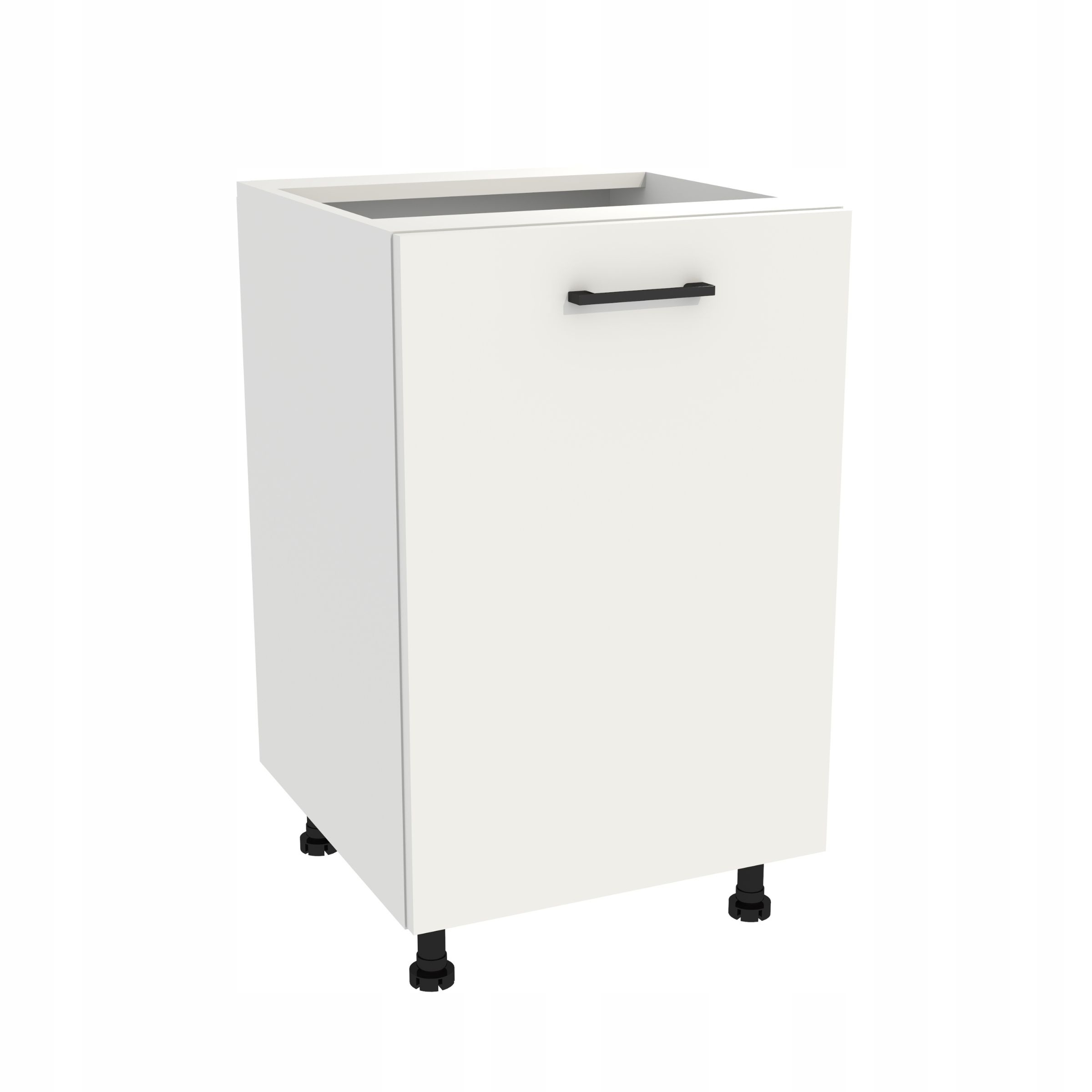 Spodná kuchynská skrinka 50 Capri korpus Biela predná strana Biela matná