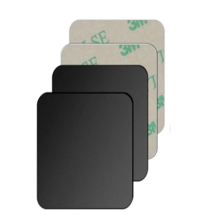 2x BLASZKA METALOWA PŁYTKA DO UCHWYTU MAGNETYCZNEGO TELEFON MAGNES 45x35mm