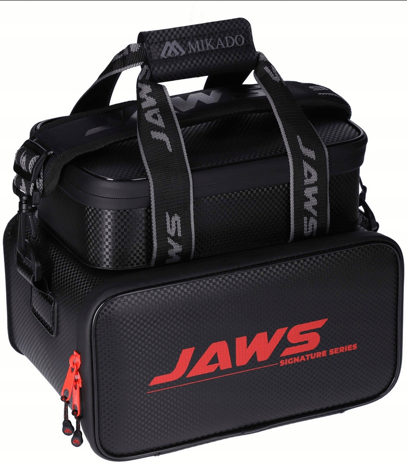 Voděodolná taška na spinning Mikado Eva Jaws M 3 krabičky
