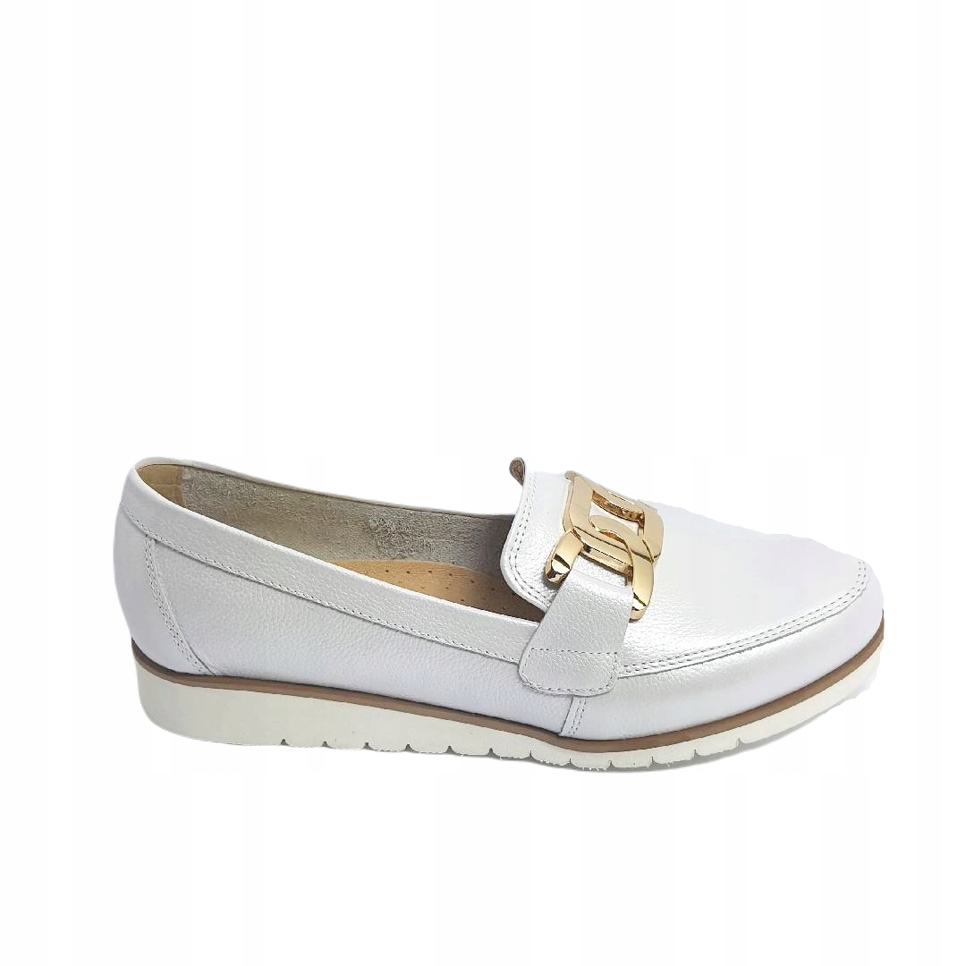 Dámské polobotky Higo 2224 bílé perla 36