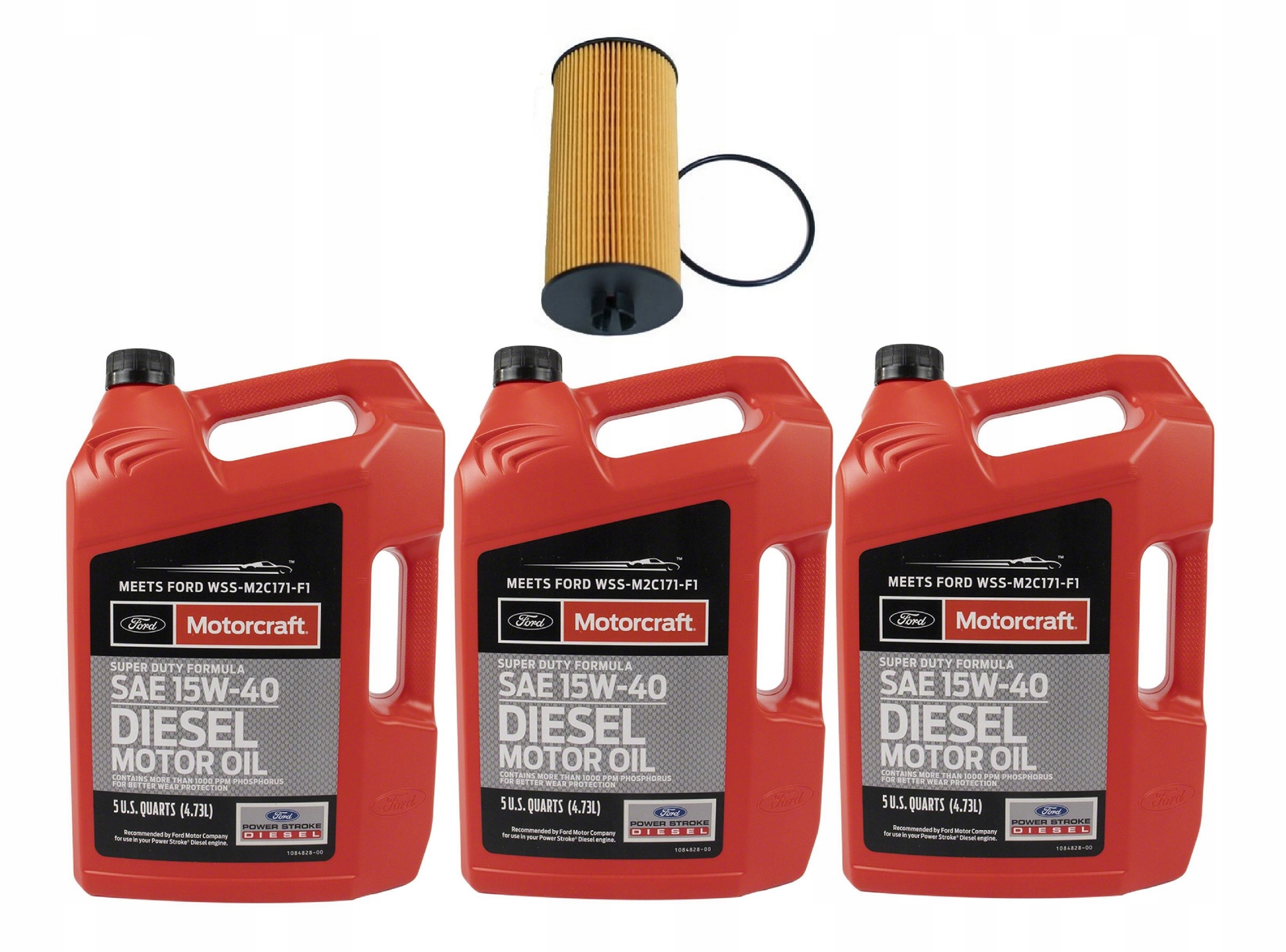 MOTORCRAFT 15W40 14L + FILTR FORD F-350 6,0 DIESEL