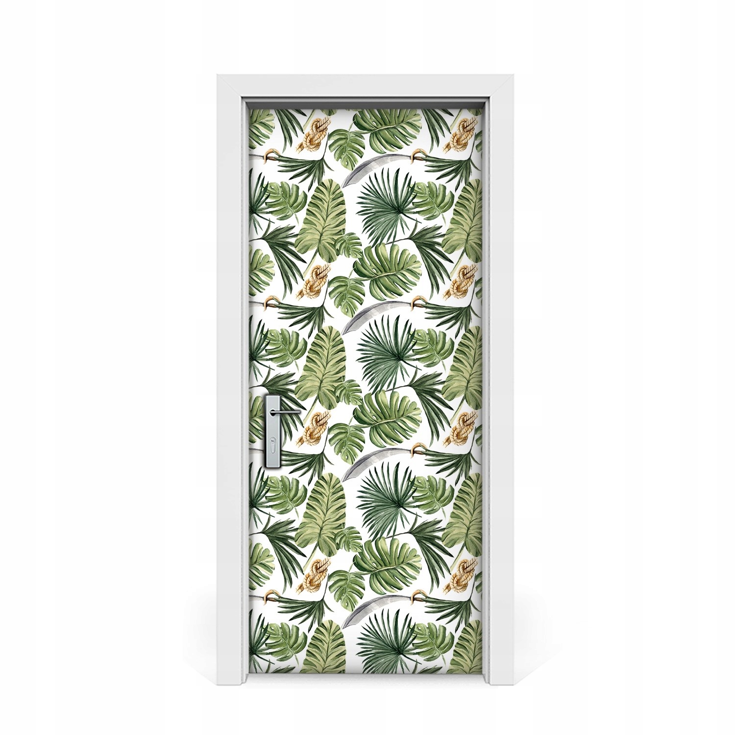 

Naklejka na drzwi okleina Liście i szable 85x205