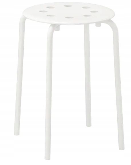 IKEA MARIUS STOŁEK TABORET KRZESŁO KUCHENNE BIAŁY