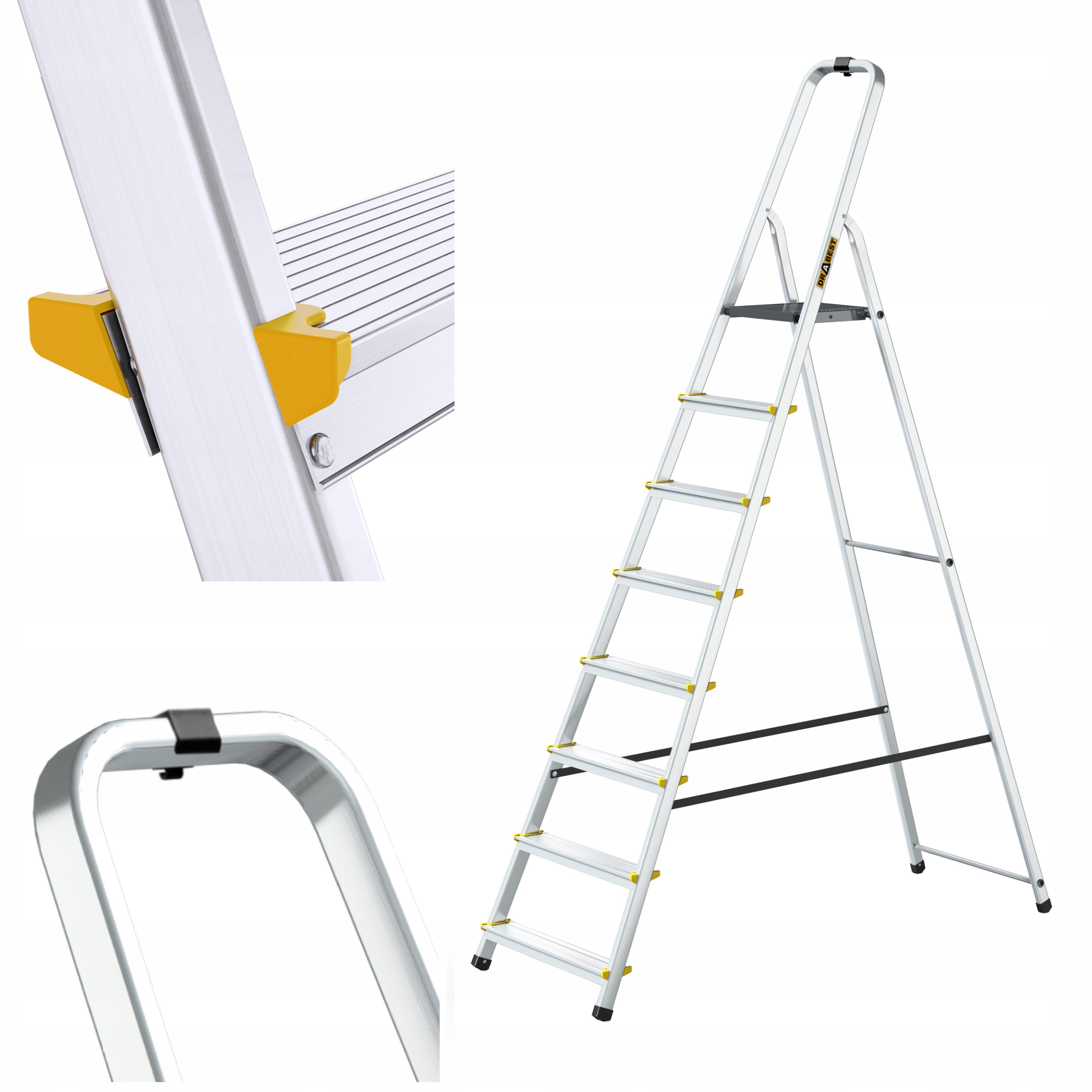 Žebřík S Háčkem 150 kg Drabest