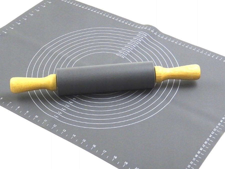 

Stolnica mata silikonowa kuchenna wałek 1528