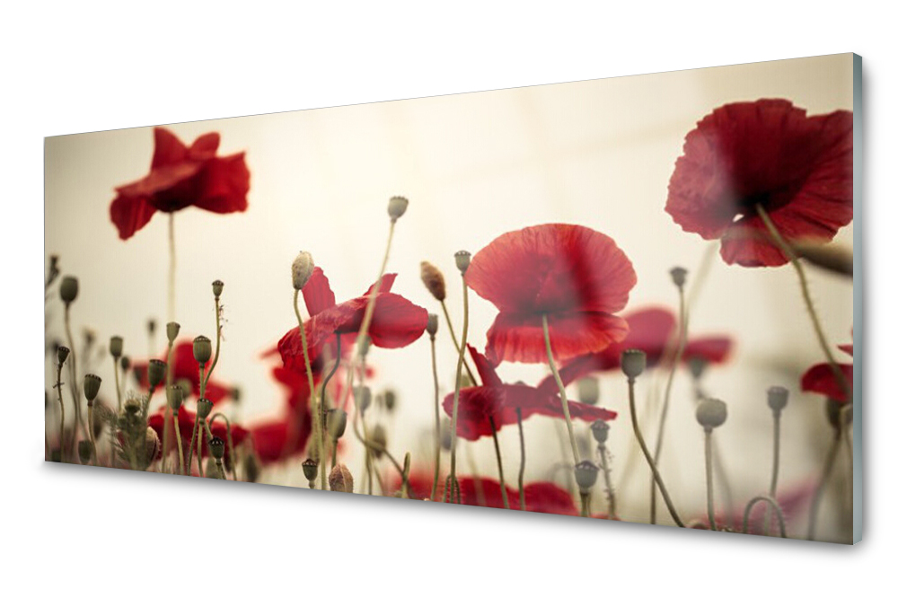 

Panel szklany do kuchni Dekor Płytka Maki 125x50