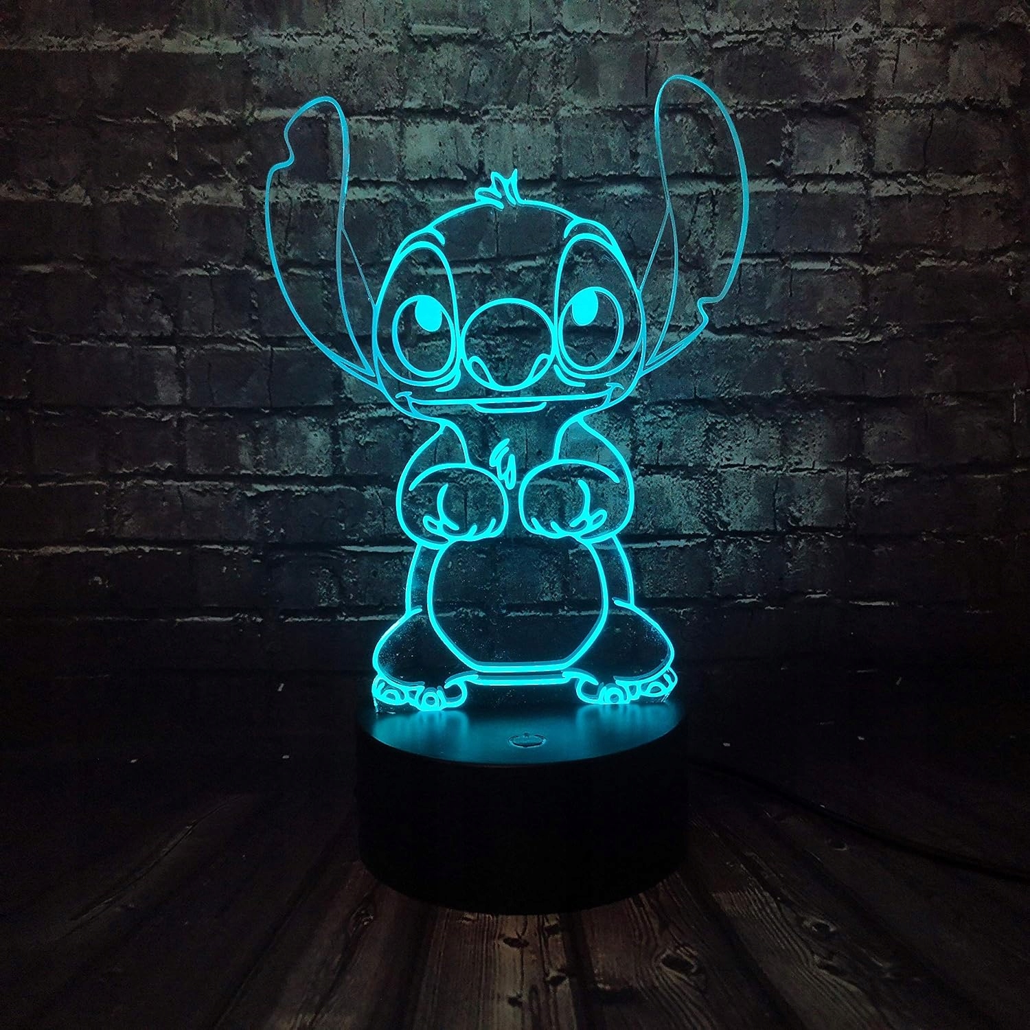 Lampka nocna 3D led LILO I STICH usb + pilot RGB Marka inna marka