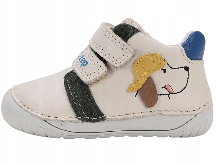 Buty Barefoot D.D. Step Dziecięce Półbuty Beżowe z Psem R.23
