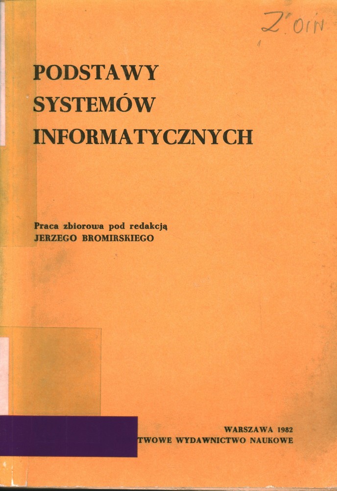 PODSTAWY SYSTEMÓW INFORMATYCZNYCH JERZY BROMIRSKI