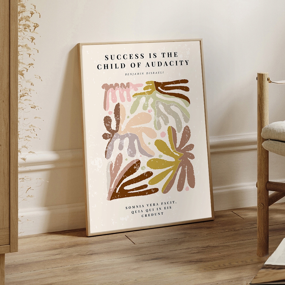 BOHO BOTANIC NOWOCZESNY PLAKAT OBRAZ 30x40cm #W96 Marka KMBpress