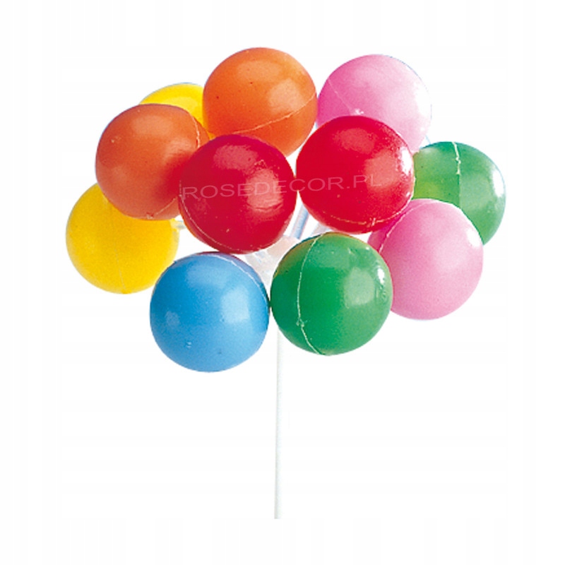 

Topper Kule Balony Ozdoba na tort