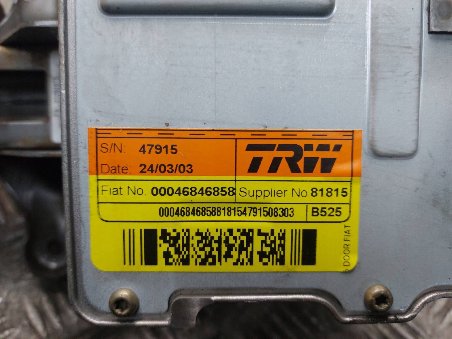 control electrics FIAT STILO and 46846858