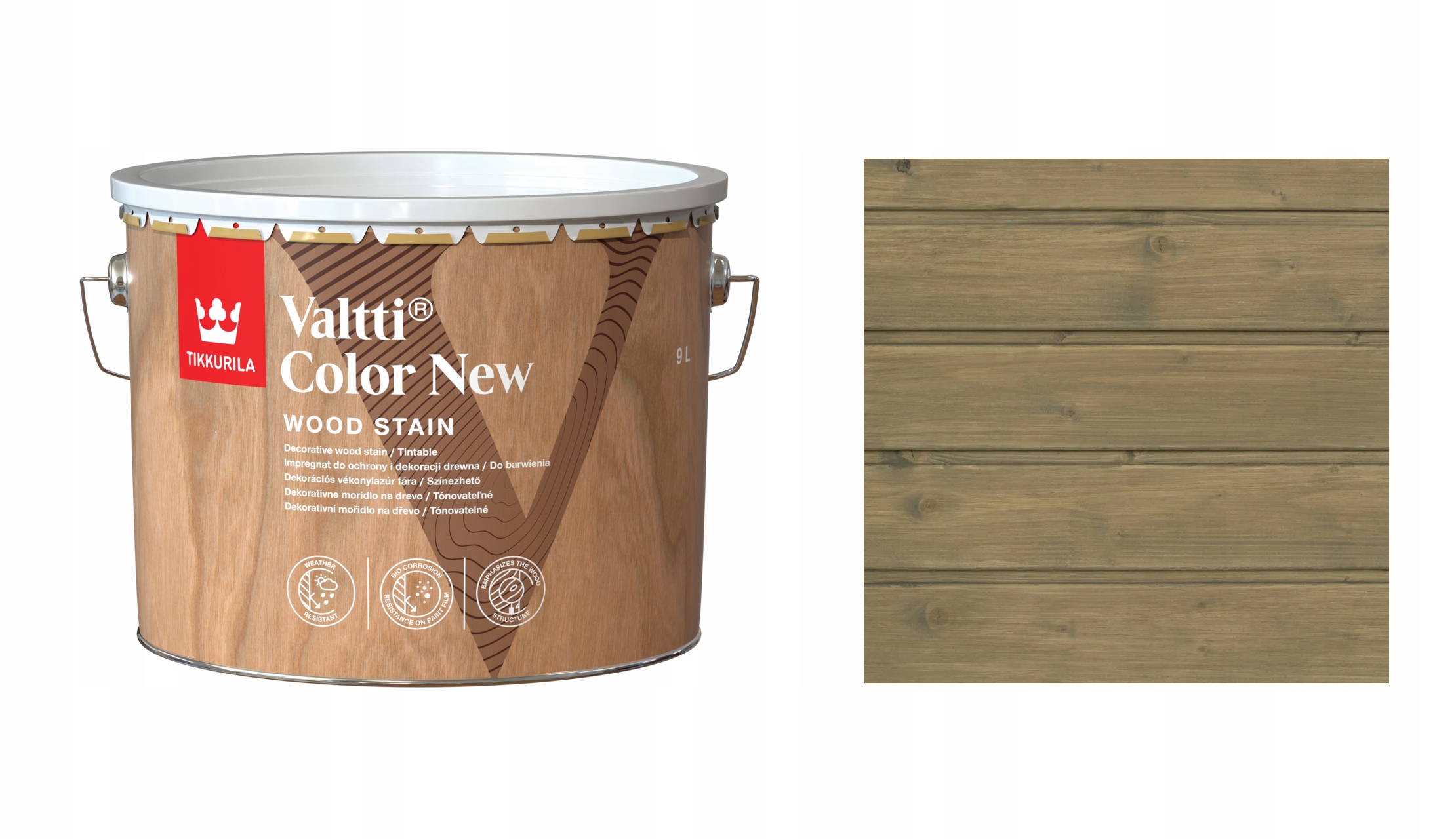 Tikkurila Valtti Color New 9L 227A Matsutake Impregnat Ochronny