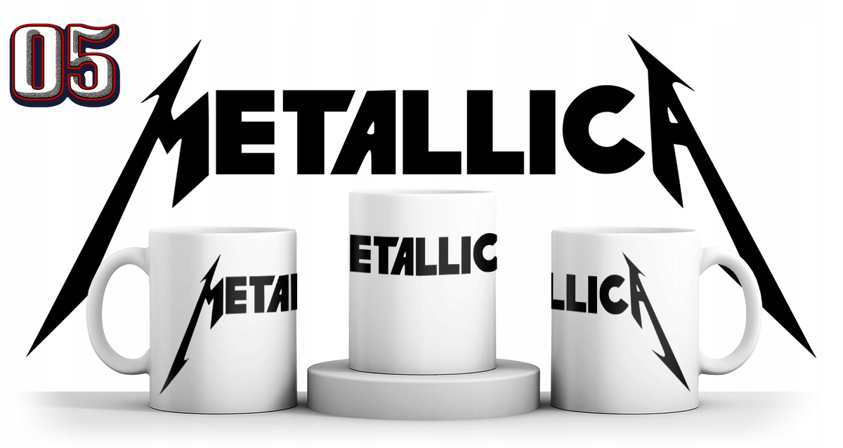 KUBEK METALLICA PREZENT DLA FANA + IMIE + KARTONIK Tematyka, motyw Metallica