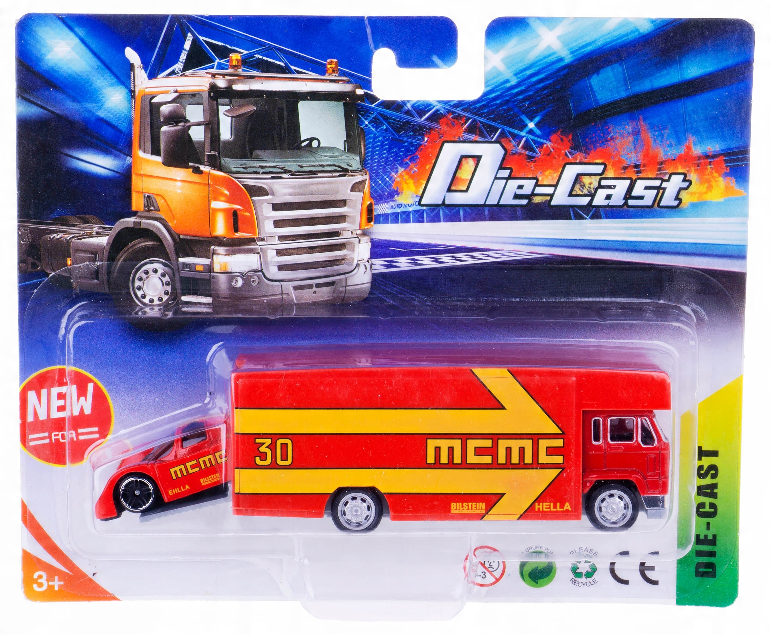 

Auto Transporter Resorak 1:64 Metal Hot Czer