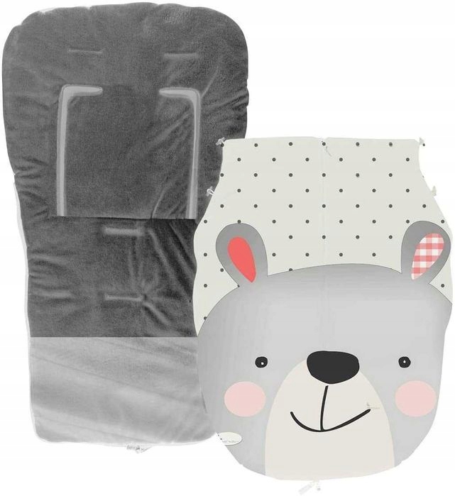 Śpiworek zimowy INTERBABY z misiem Bear Face Z409