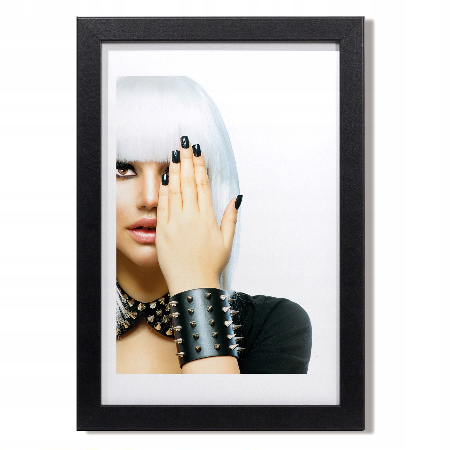 Nástěnný obraz rám Mdf Žena punk styl 20x30