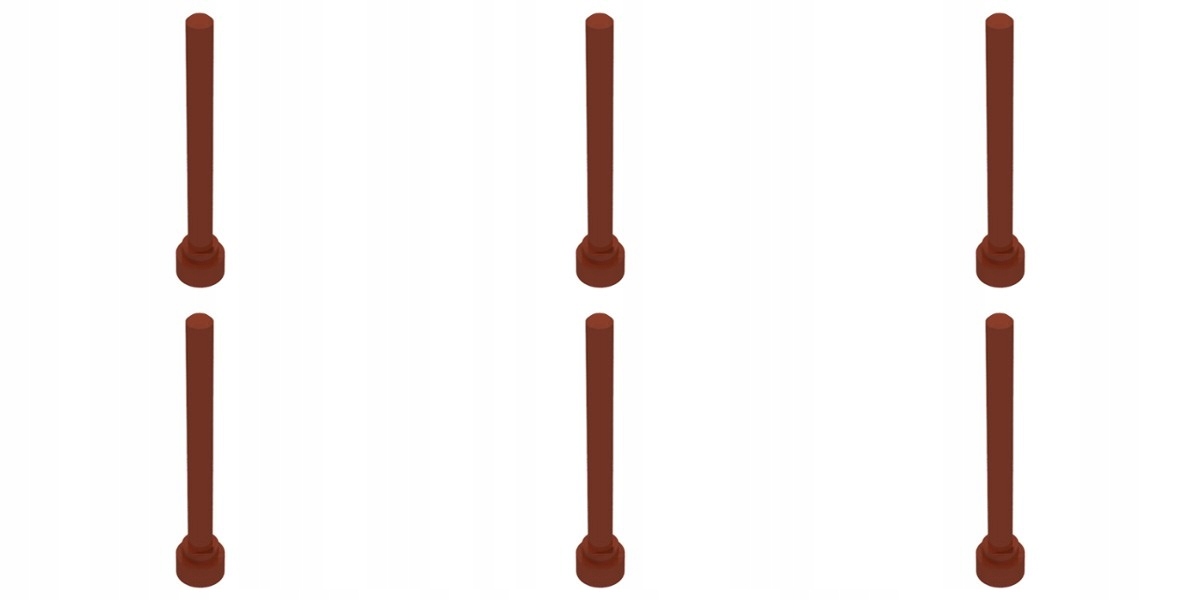 

Lego 3957b Antena 4H brązowa Nowa (3g) 6 szt.