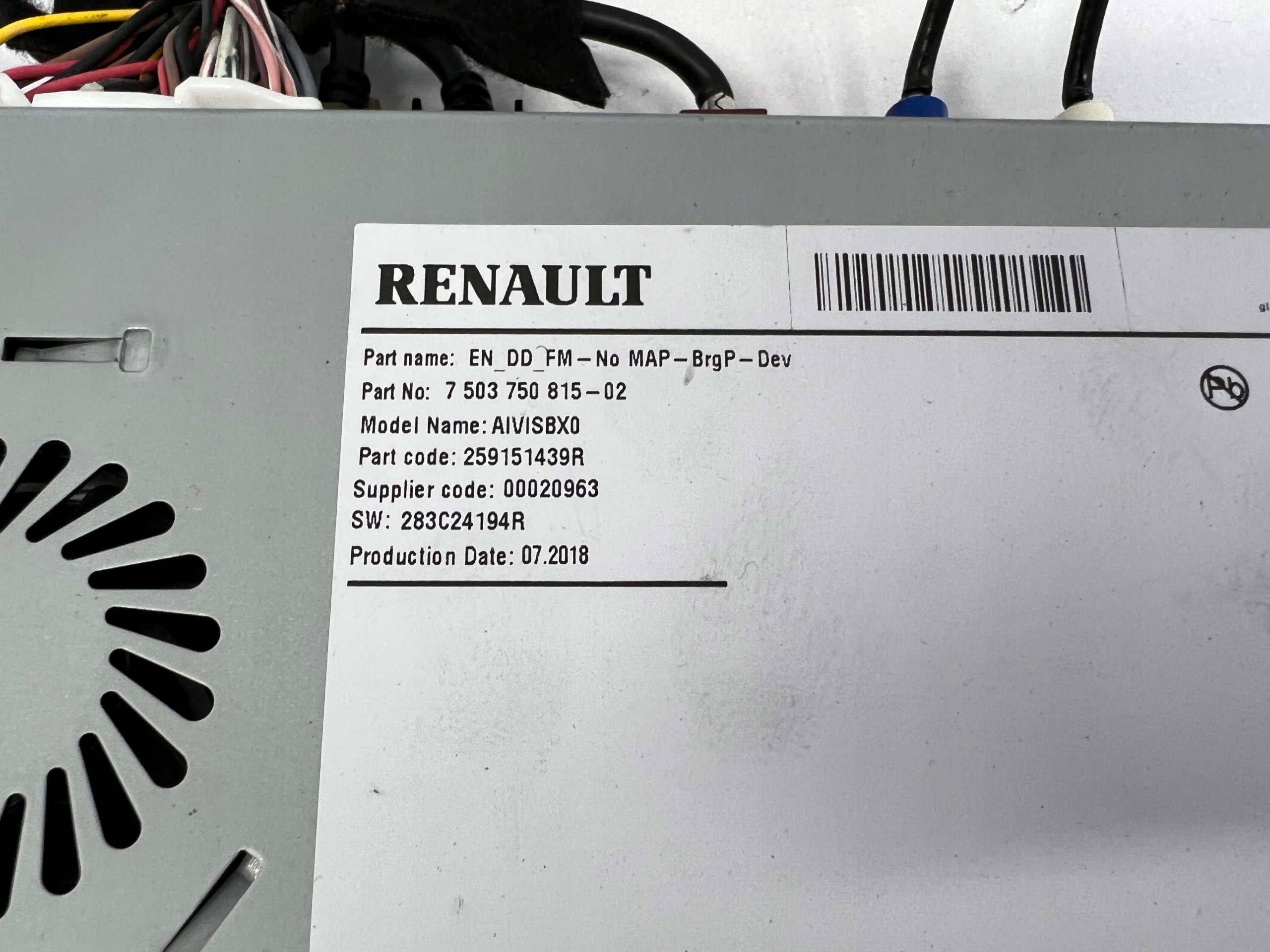 Twingo III Module Navigation 259151439R