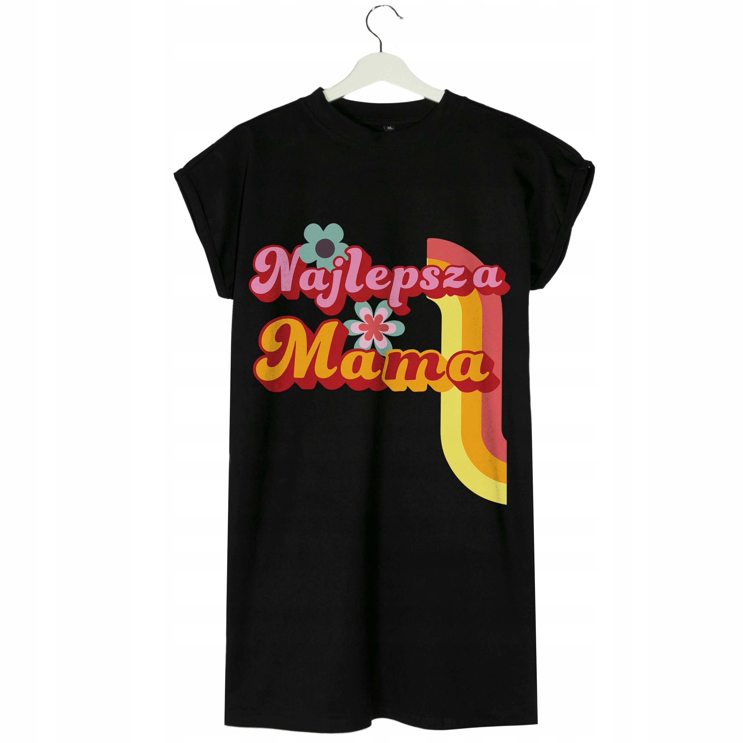 

Dla Mamy Mama Tunika Sukienka T-Shirt Bawełna XL