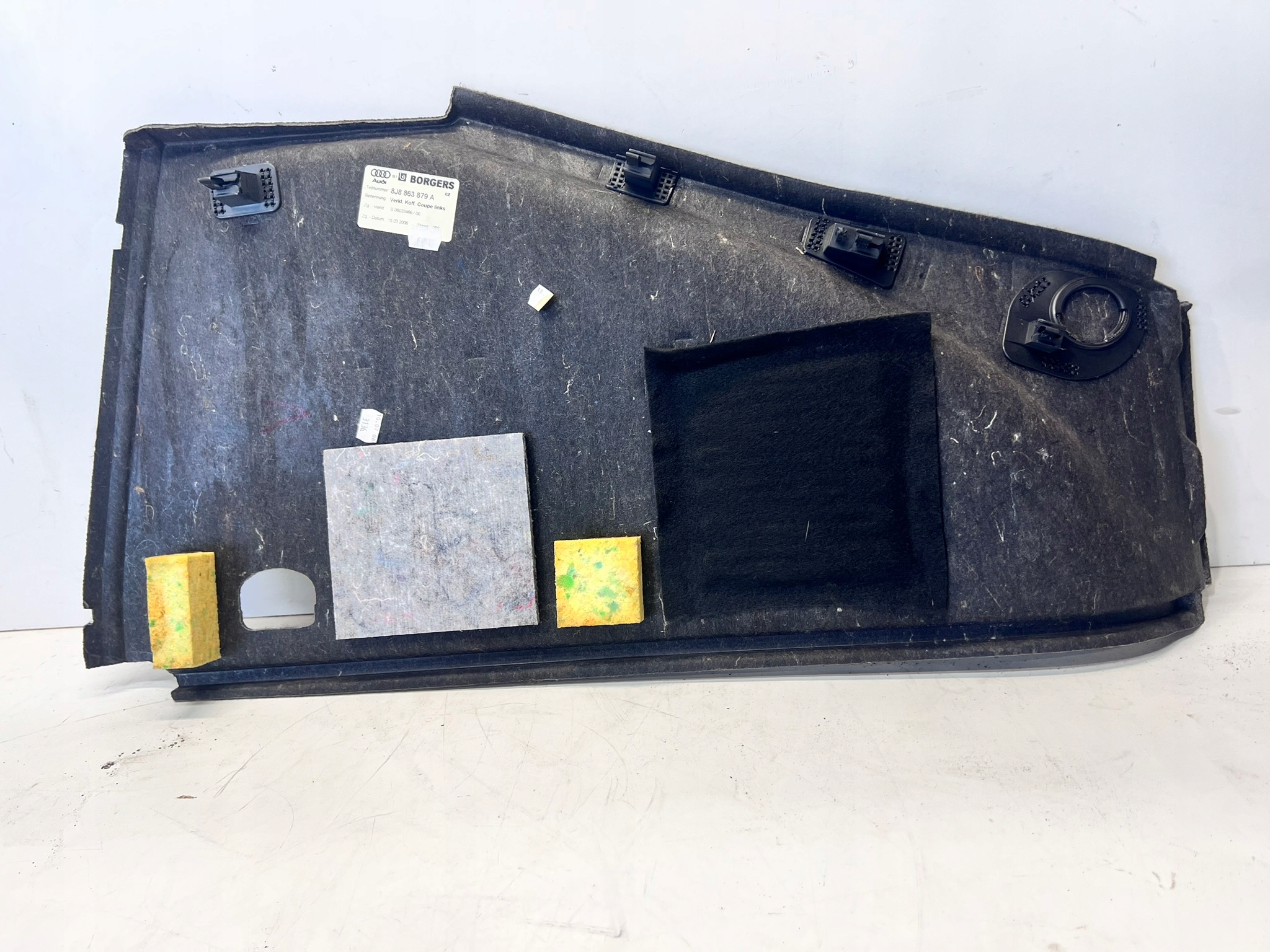 boot upholstery left rear part AUDI TT 8J8863879A