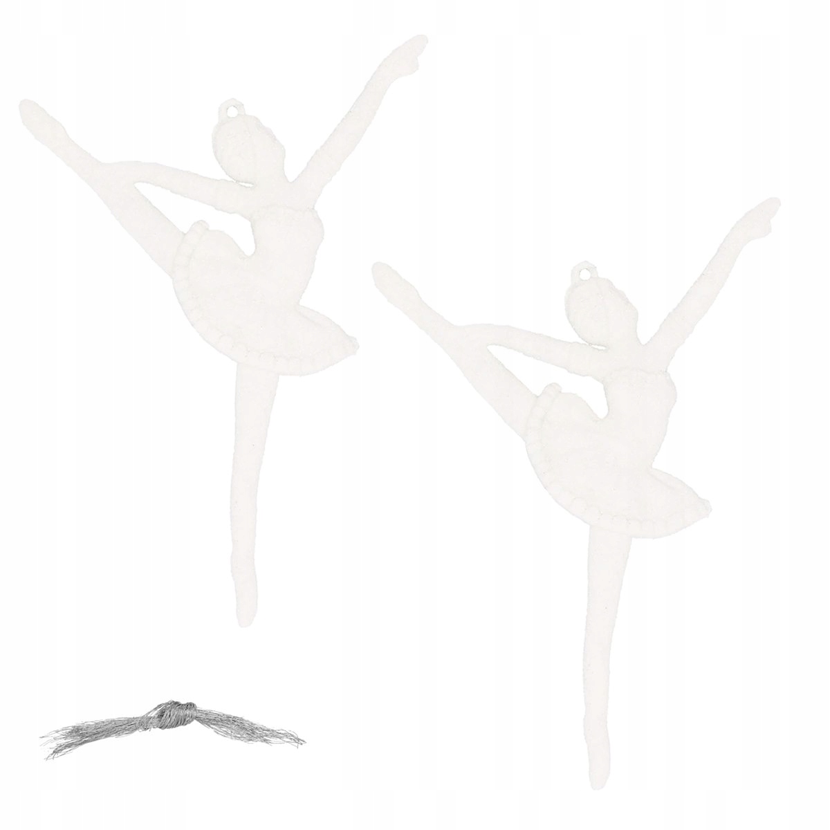 

Baletnica Zawieszki Bombki Na Choinkę 2SZT Białe