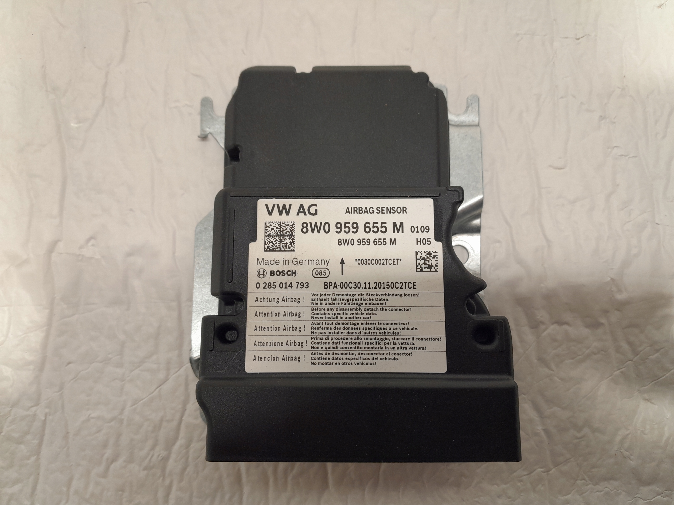 AUDI A4 B9 LIFT modul SENSOR AIRBAG 8W0959655M