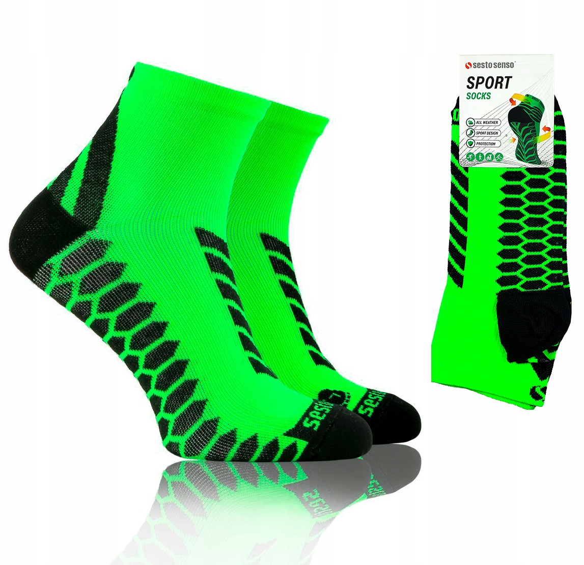 

Sesto Senso skarpety Sportowe oddychające 39-42