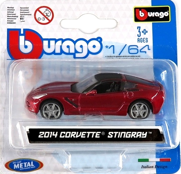 2014 CORVETTE STINGRAY autko BBURAGO 1:64
