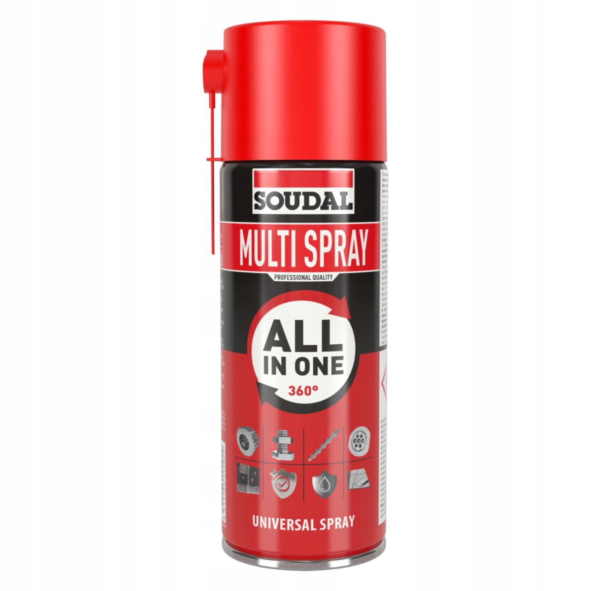 Soudal Multi Spray 400ml Odrdzewiacz i smar odblokowujący antykorozja, guma
