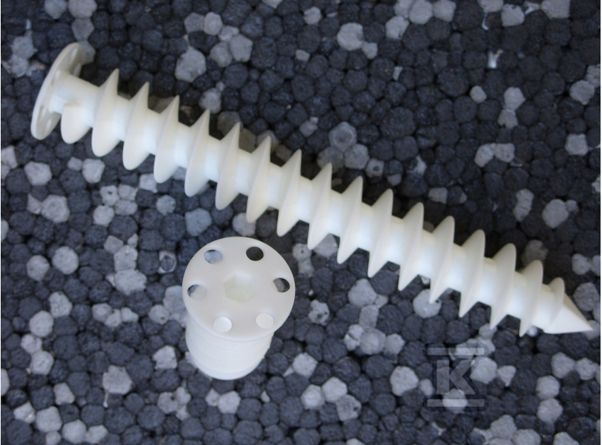 

Kołek Ślimak montażowy do styropianu 140 mm 4 szt