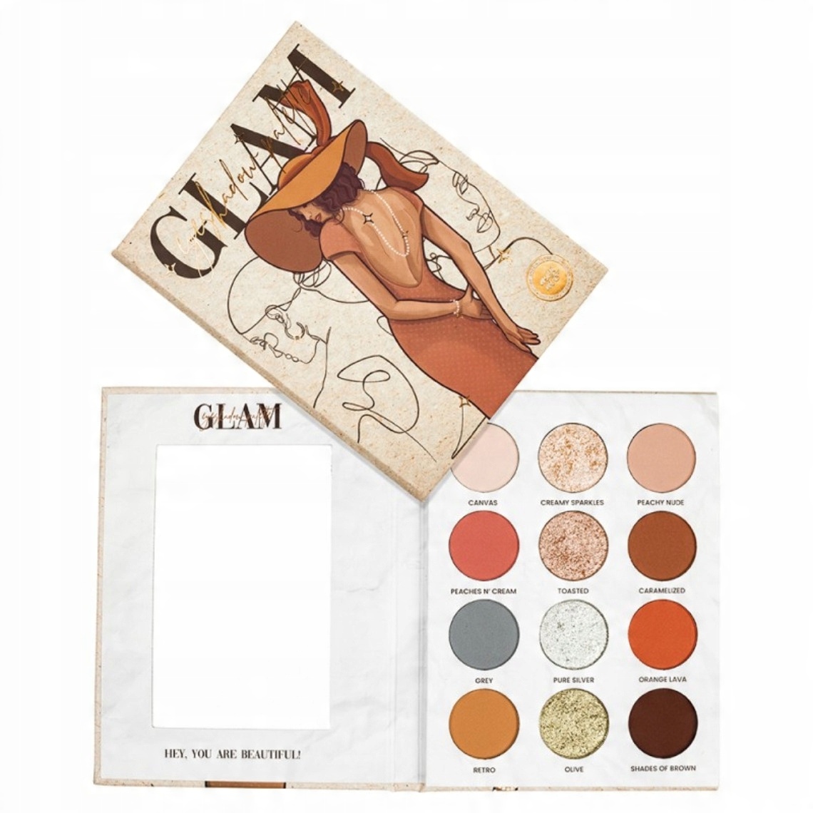 

Mexmo, Glam Eyeshadow Palette, Paleta cieni