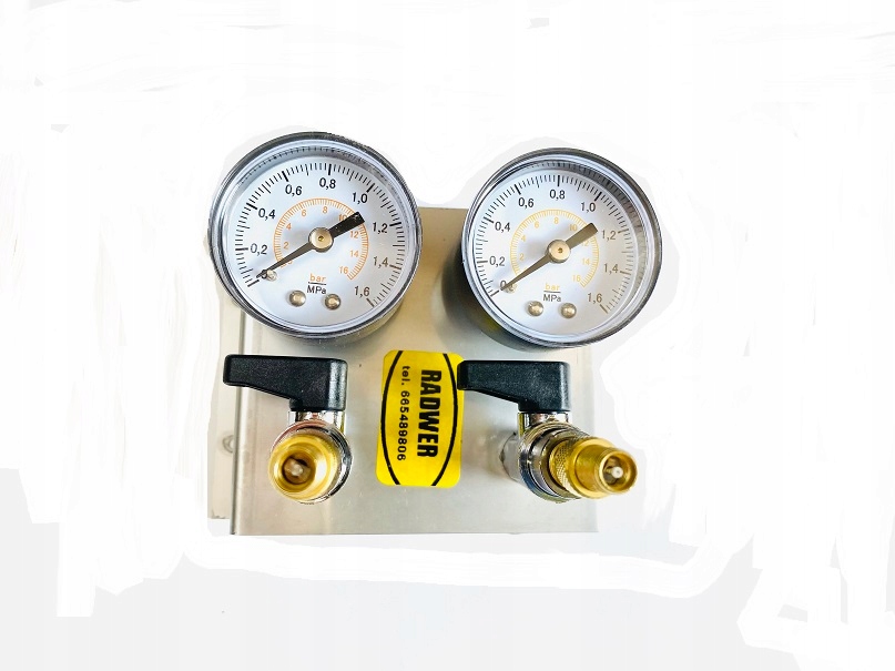 UKŁAD STEROWANIA RADWER MANOMETRY ZEGARY PODWÓJNY STAL NIERDZEWNA PODUSZKI Numer katalogowy części 31203924