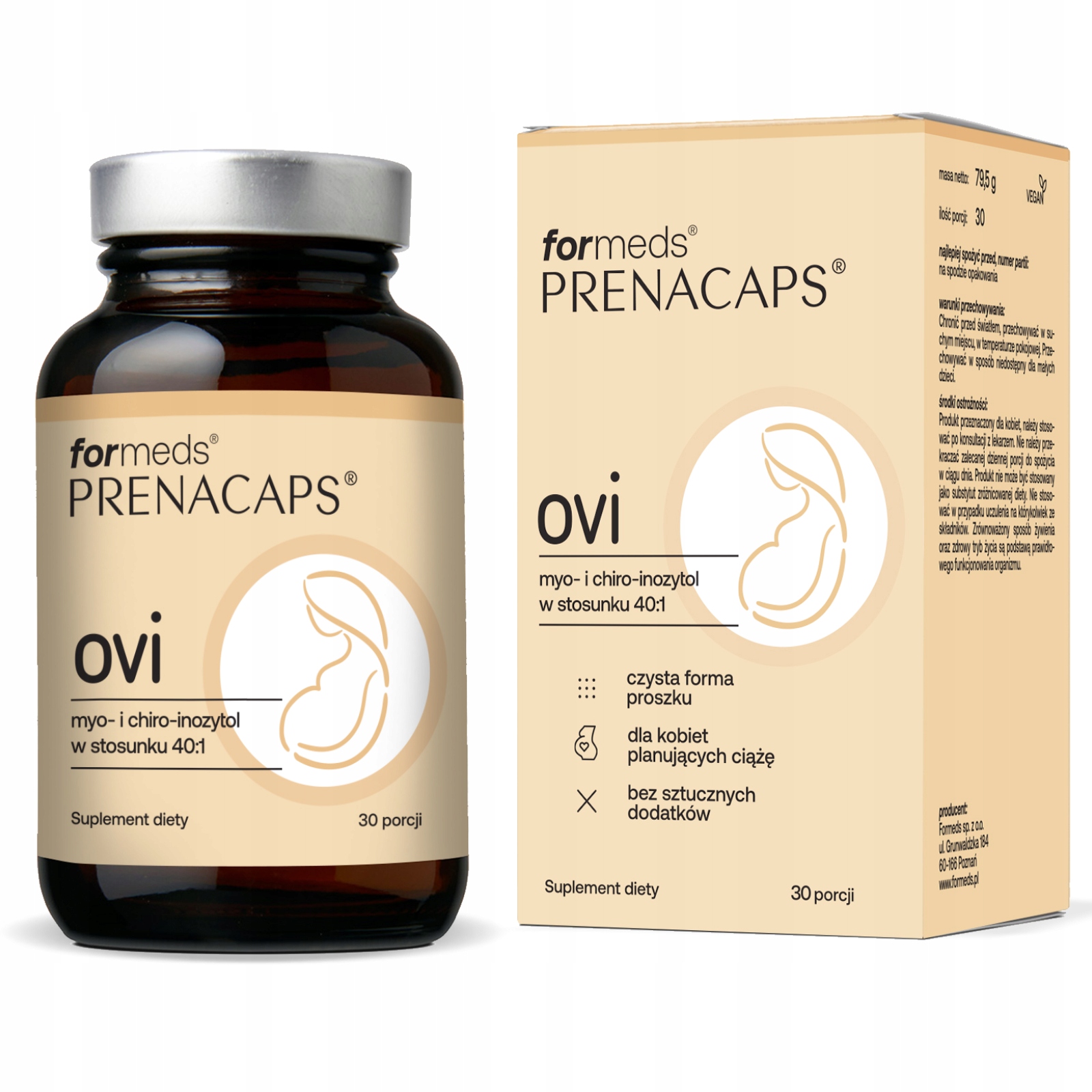 Formeds Prenacaps Ovi Inozytol Myo Chiro Nac 30 porcji Ciąża