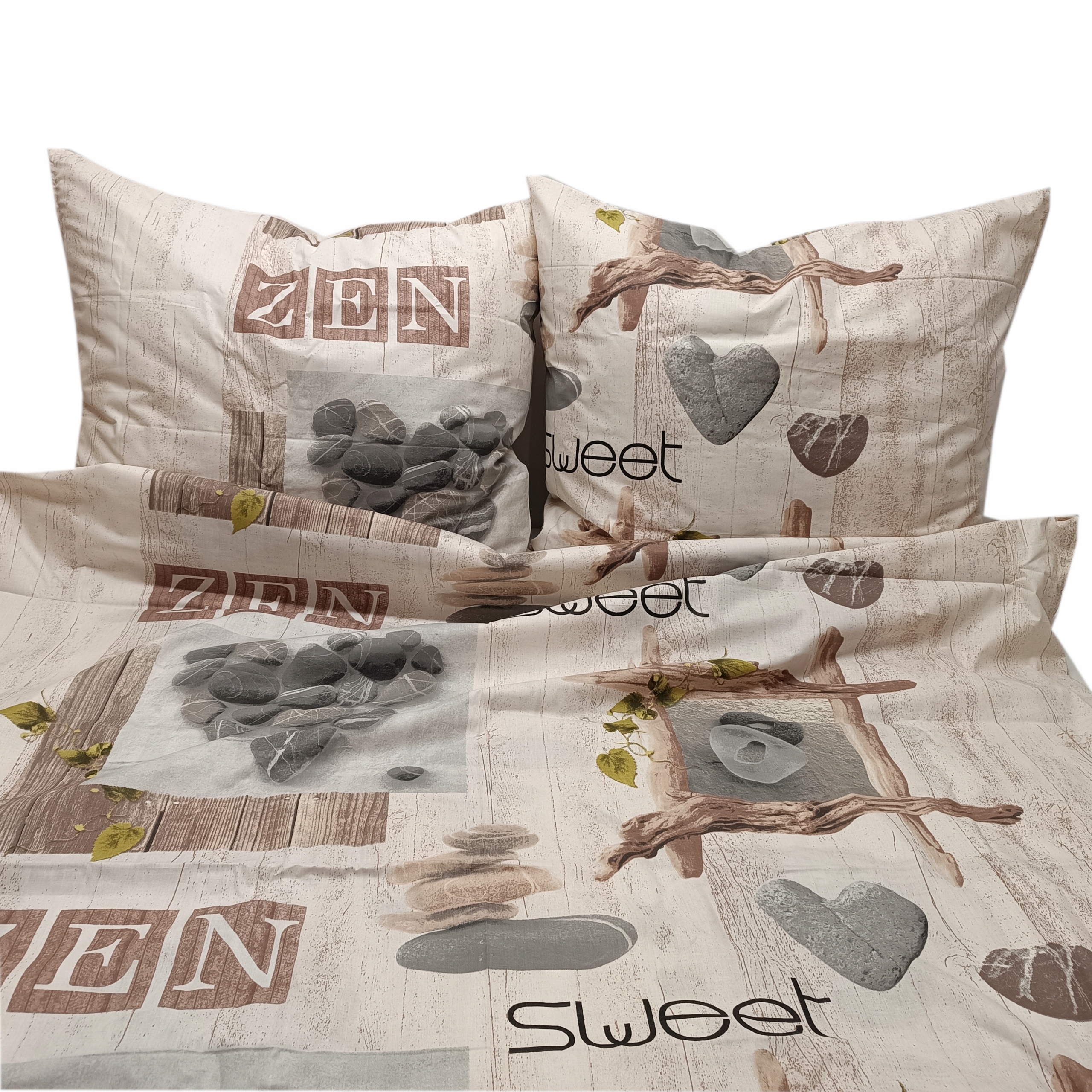 Komplet pościeli poszwa 160x180cm 2x poszweka 70x80cm 100% Bawełna