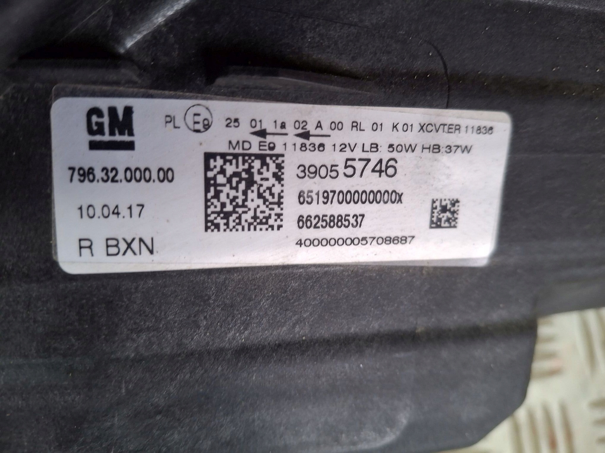 light right front OPEL ASTRA V K FULL LED LUX 2015R->