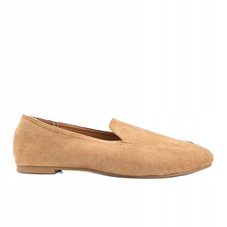 

Beżowy Skóra ekologiczna Buty Mokasyny r.38