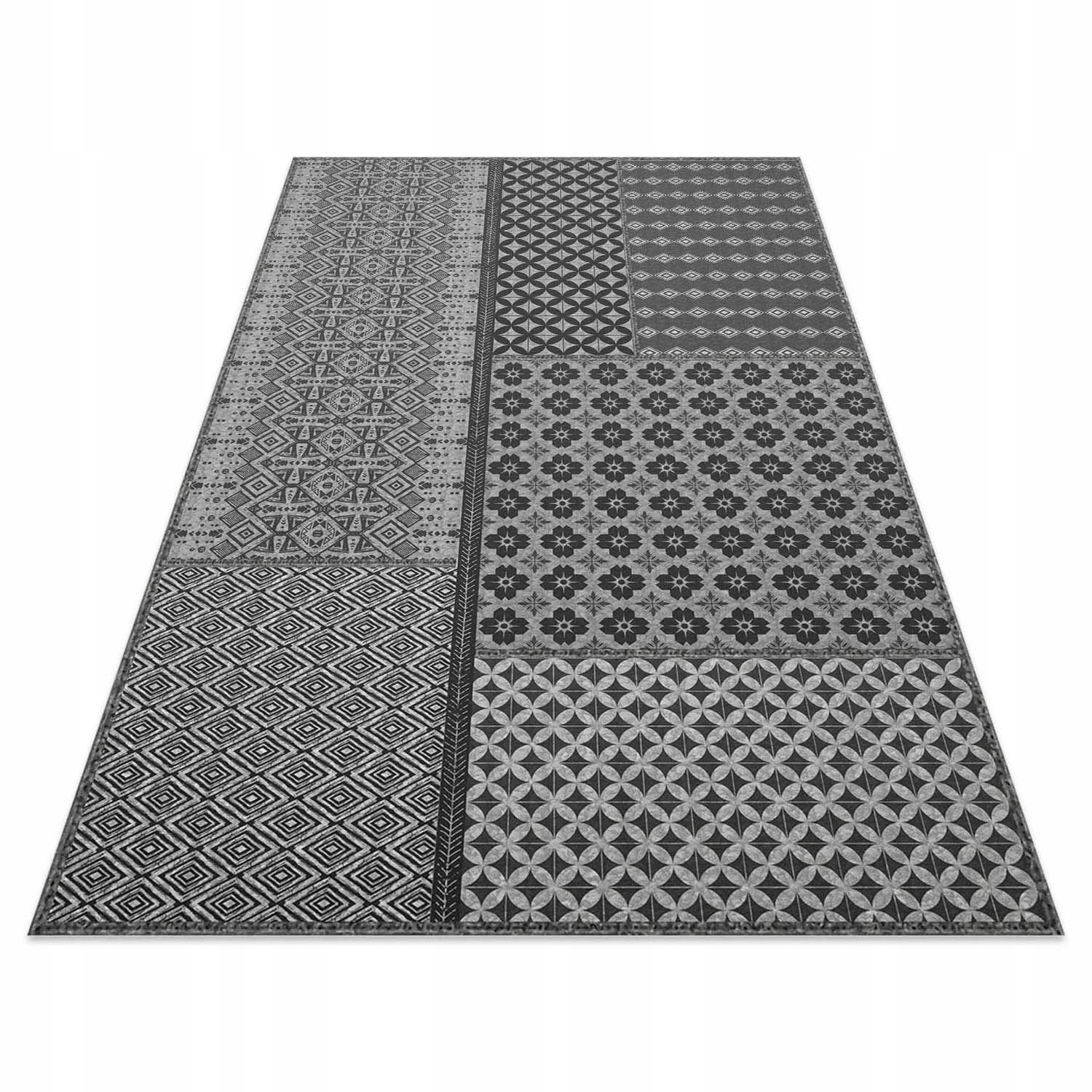Terasový Koberec Pvc Outdoor na balkon Zahrada Patio Indiánský styl 60x90
