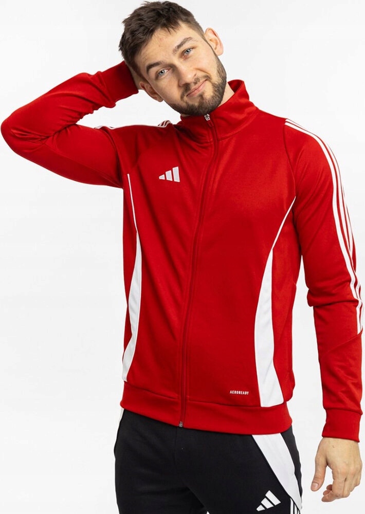 BLUZA MĘSKA ADIDAS TIRO 24 TRAINING CZERWONA IR7499 r 2XL