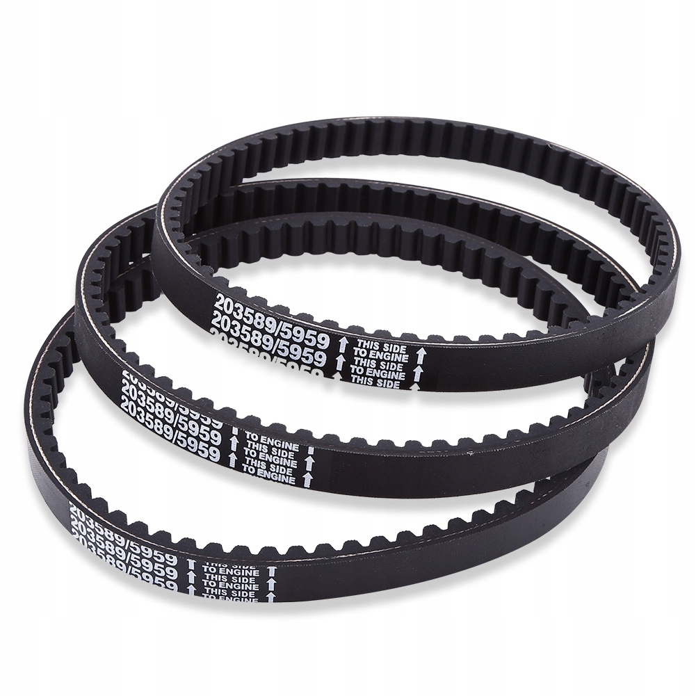 3 SZT WYMIANA PASKA NAPĘDOWEGO CZARNY