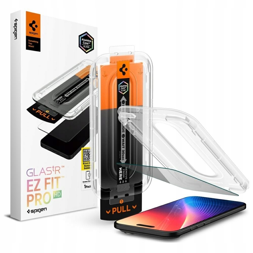 Szkło hartowane Spigen Glas.TR "ez Fit Pro" prywatyzujące do iPh