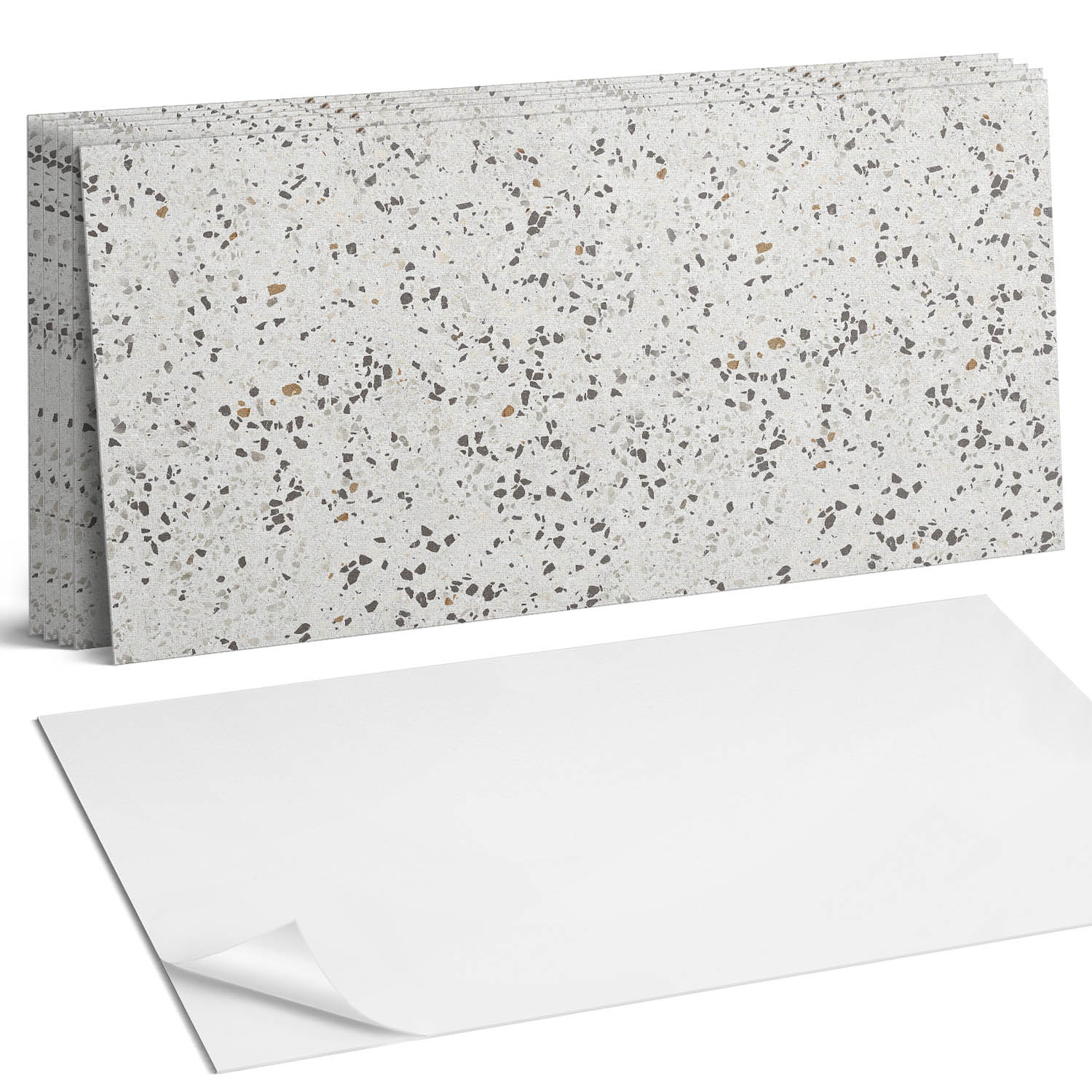 Dekoratívne vinylové dlaždice Vzor s jemnými kameňmi 6 x 60 x 30 cm