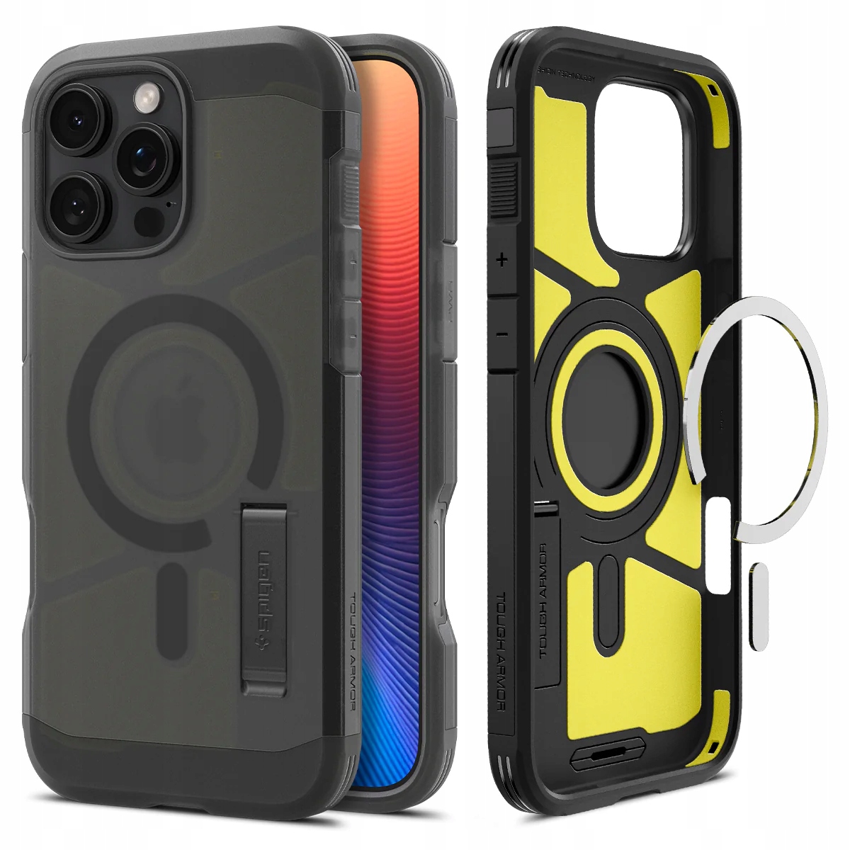 Spigen Tough Armor MagSafe, czarny matowy iPhone 16 Pro