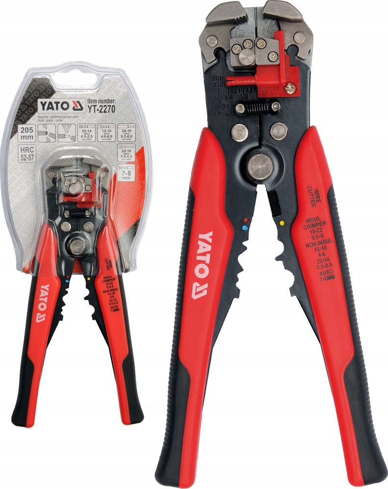 

Ściągacz Izolacji 0.2 6.0mm Wielofunkcyjny Yato